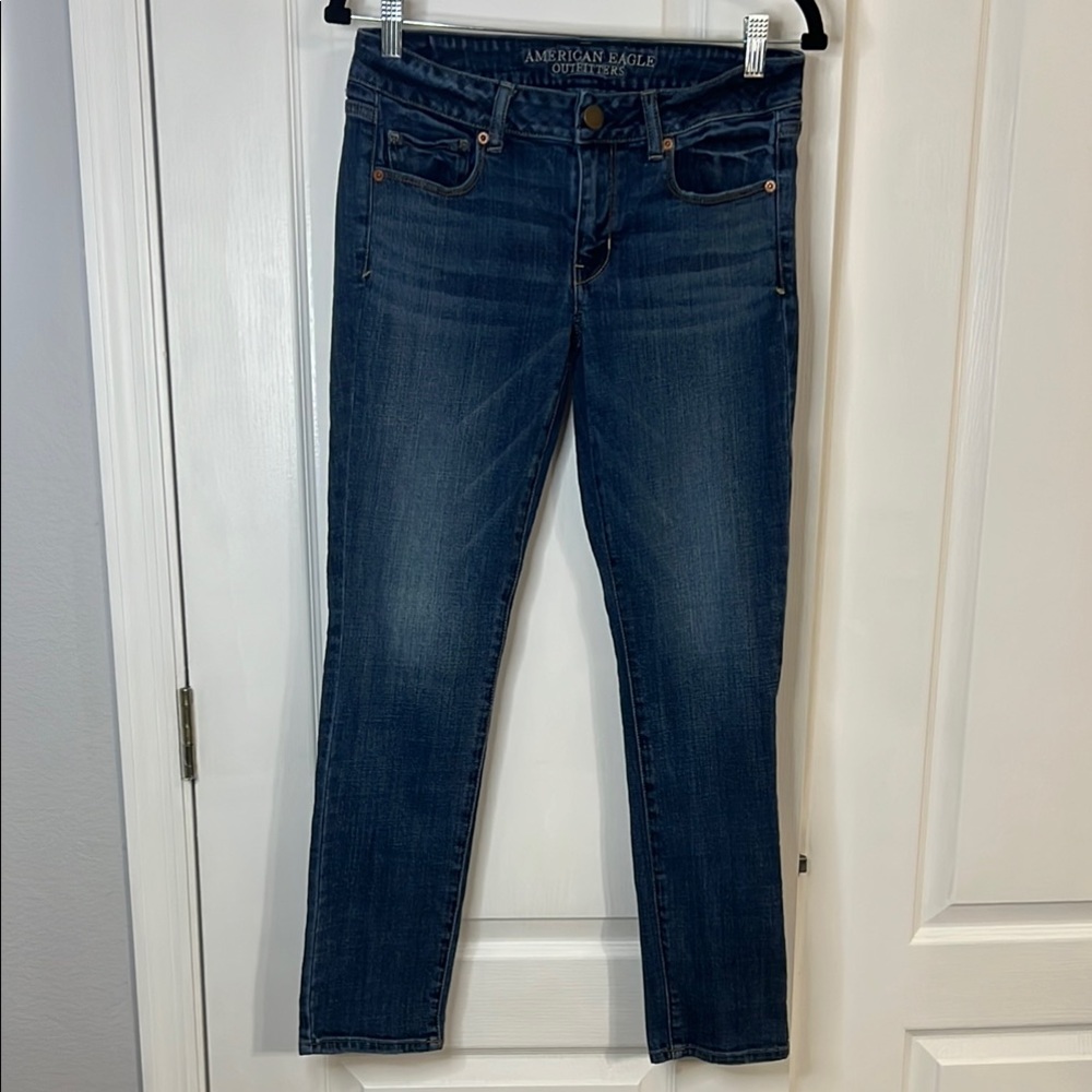 American Eagle Outfitters Blue Skinny Jeans